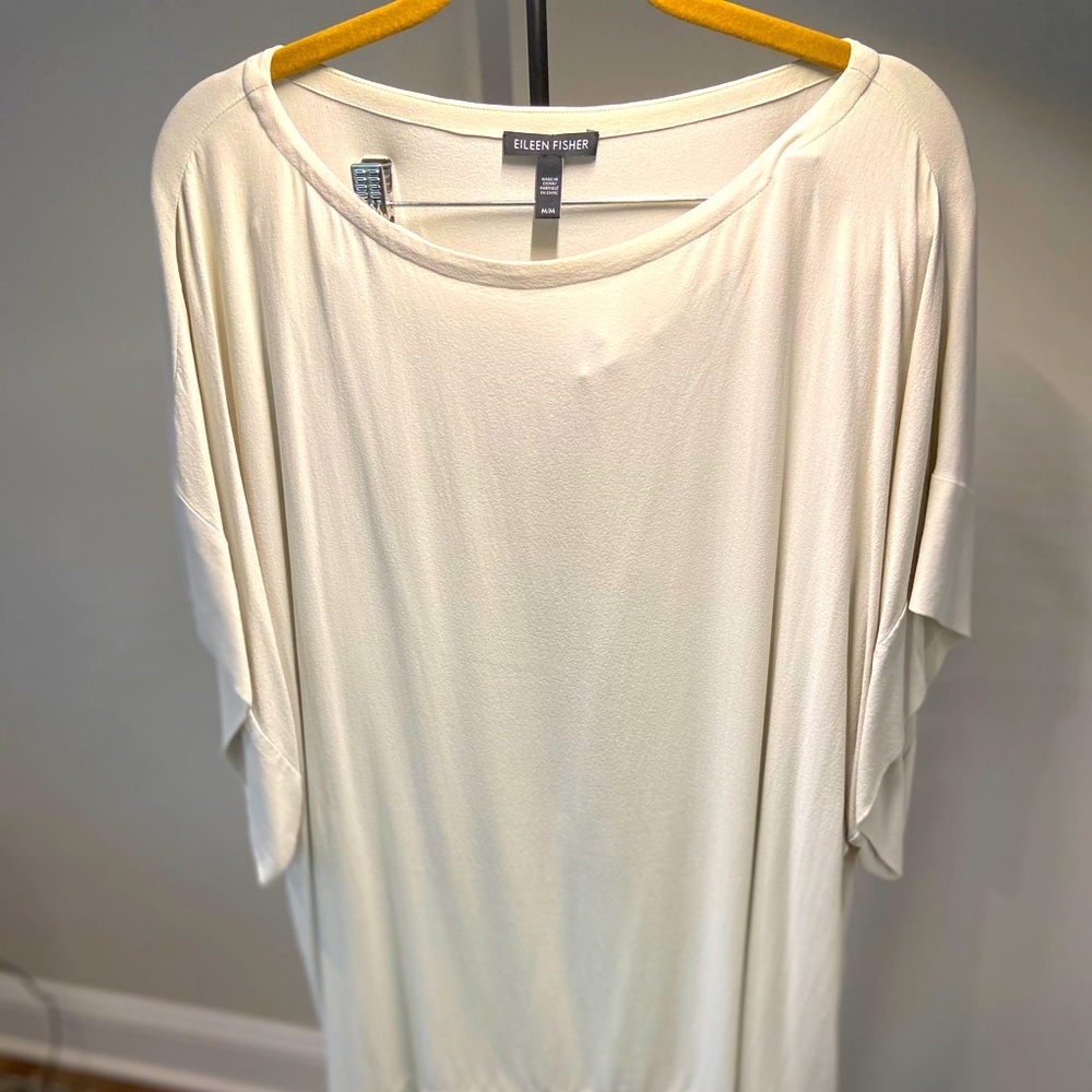 Eileen Fisher silk pant and top set